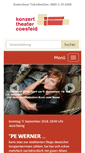 Mobile Screenshot of konzerttheatercoesfeld.de